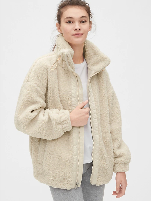 gap teddy bear coat
